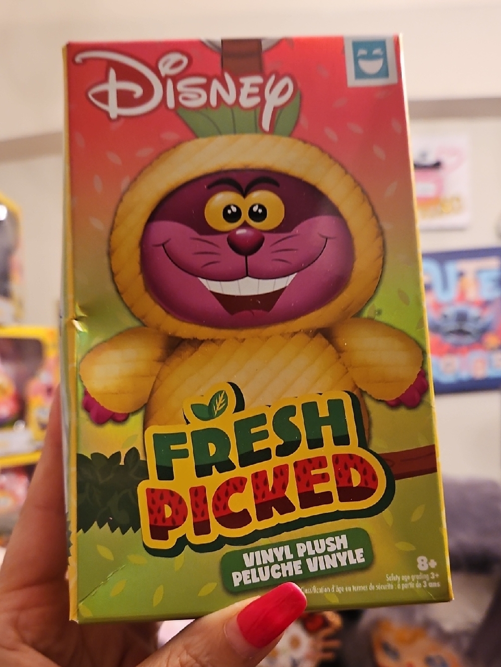 Disney Yellow & Purple Pineapple Character Plush Box